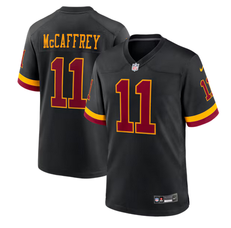 Men Washington Commanders #11 McCaffrey black Nike NFL 2026 Alternate Game Jersey 0417001